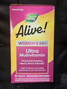 Nature’S Way Alive! Women’S 50+Multivitamin 60 TABS EXP:9/26 - Picture 1 of 2