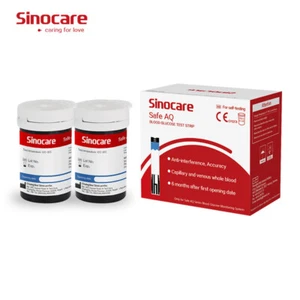 5% OFFSinocare Strisce Reattive per Diabetici 50pz per AQ Smart Misuratore di Glicemia - Foto 1 di 11