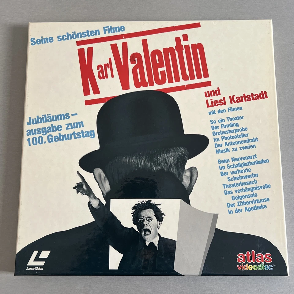 LD: Karl Valentin Box - Deutsch (läuft!) analoge Bildplatte PAL - Laserdisc - Bild 1 von 4