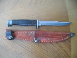 1965-1969 CASEXX USA M3F SSP FIXED BLADE BIRD KNIFE W/LEATHER CASEXX SHEATH - Picture 1 of 9