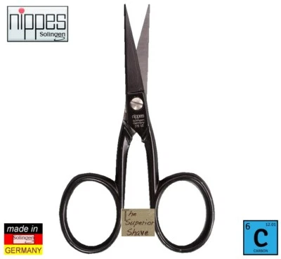 Nippes Solingen 276 1/2 4″ Embroidery Scissor Oxidized Carbon Steel Germany - Image 1 of 4