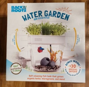 BACK TO THE ROOTS WATER GARDEN DUO MINI AQUAPONIC HYDROPONIC ECOSYSTEM FISH TANK - Picture 1 of 7
