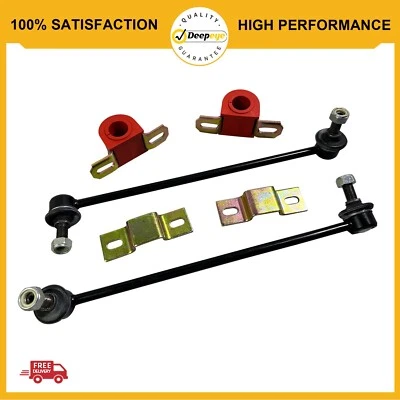4Pcs Front Sway Bar Link ＆ Bushings For 2006-2015 Volkswagen CC Tiguan Passat Foto 1 de 4