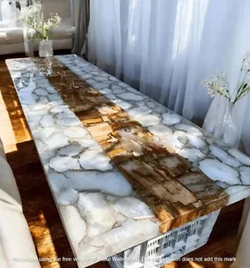 Buy Natural Quartz Agate Stone Countertops, Slabs & Coffee Table Tops – Elegant - Picture 1 of 8