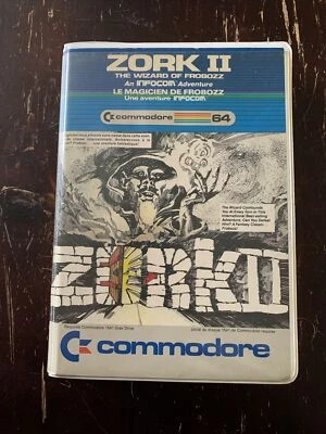 Zork II For Commodore 64 Game Disk French & English Version Clamshell Case Rare - Image 1 of 4