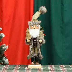 Wooden Christmas Nutcracker Statue Ornament for Xmas Tree Party Favors Shelf - Picture 1 of 7