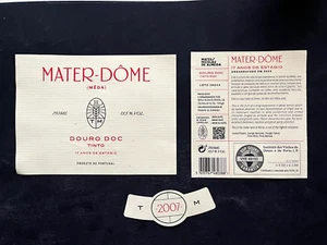 Etiqueta botella vino con 17 años de crianza Portugal mater-dôme Mêda douro #676 - Imagen 1 de 4
