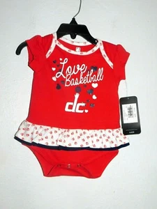 NBA Washington Wizards 3-6 meses Infant "Little Sweet" One Piece Dress - Imagen 1 de 2