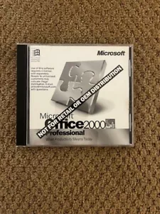 Microsoft Office 2000 Professional 2 CD-ROM Set - Not for Retail FREE S/H - Picture 1 of 4