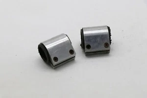 2 x BILLET ALUMINUM exhaust muffler pipe clamps connectors Yamaha Banshee C-25 - Picture 1 of 3