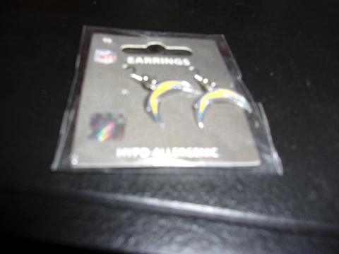 San Diego Chargers   Dangle Earrings Great Stocking Stuffer Cover