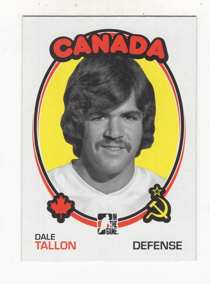 2009-10 IN THE GAME 1972 THE YEAR IN HOCKEY CANADA vs USSR DALE TALLON #182 - Image 1 of 2
