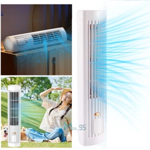 Cooling Air Conditioner Desk Tower Fan Portable Air Conditioning 3 Speed Bedroom - Picture 1 of 21