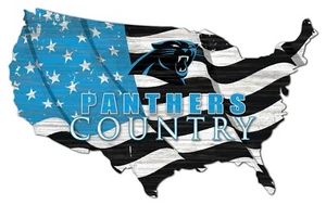 Cartel del equipo de bandera del país de Estados Unidos Carolina Panthers 18 x 11 - Imagen 1 de 1