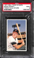 1971 DELL TODAY'S TEAM STAMPS  BOOG POWELL ALL STARS PSA 9 19887955