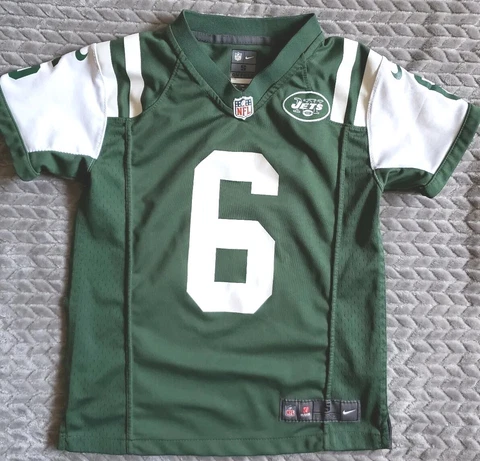 Mark Sanchez NIKE On Field New York Jets Jersey Youth Size Small (8) Green Cover