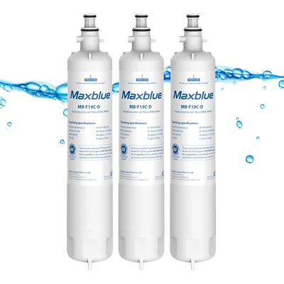 Maxblue Refrigerator Water Filter, Replacement for GE® RPWFE (With Chip)(3)