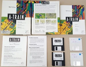 Juego A-TRAIN © 1992 Artdink & Maxis para Commodore Amiga 500 600 1000 1200 2000 - Imagen 1 de 10