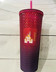 Disneyland Starbucks Studded Tumbler Rot NEU Dornröschen Schloss Neu in OVP - Bild 1 von 12
