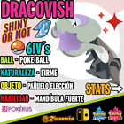 Dracovish Competitivo "Shiny Or Not" 6 Ivs Pokemon Espada-Escudo Pokérus ?