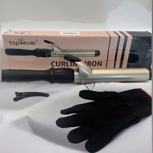 Top4ever 1&1/4” Curling Iron Digital Display Swivel Cord {M} - Picture 1 of 8
