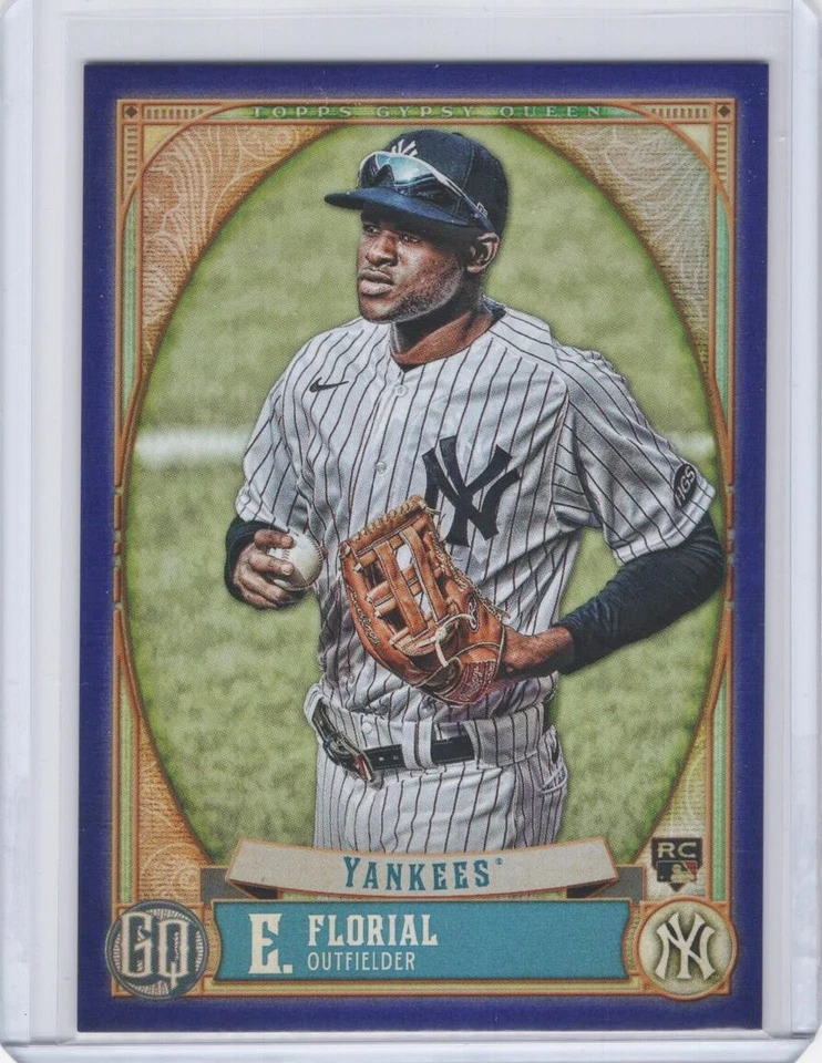 2021 Topps Gypsy Queen Rookie Indigo #243 Estevan Florial RC 192/250 - Image 1 of 1
