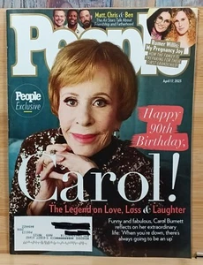 People Magazine APRIL 17, 2023 Happy 90th Birthday, Carol! The Legend on Love, L - Picture 1 of 24