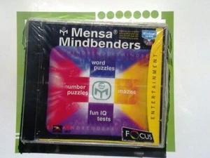 3 Focus Media CD-Roms Mensa Mindbenders / Ultimate Challenge / Kids CD NEW - Picture 1 of 3