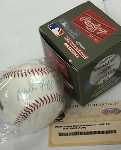 WADE BOGGS HANDSIGNIERTER BASEBALL MIT HOF INSC (STEINER SPORTS AUTHENTIFIZIERT) - Bild 1 von 5