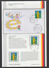 First day Collection Sheet Germany ETSB 2000 (22) EUROPA EUROPE