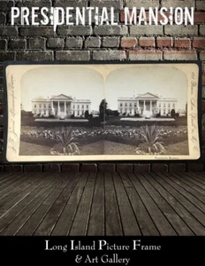 Presidential Mansion Original Stereoview - Picture 1 of 3