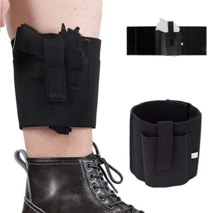 Universal Tactical Concealed Ankle Leg Gun Holster Pistol Hidden Carry Holder US - Picture 1 of 14