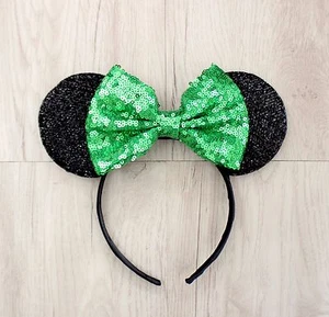 Rose Gold / Red/ Rainbow / Blue/ Silver Minnie Mouse Ears Headband HANDMADE - Picture 1 of 17