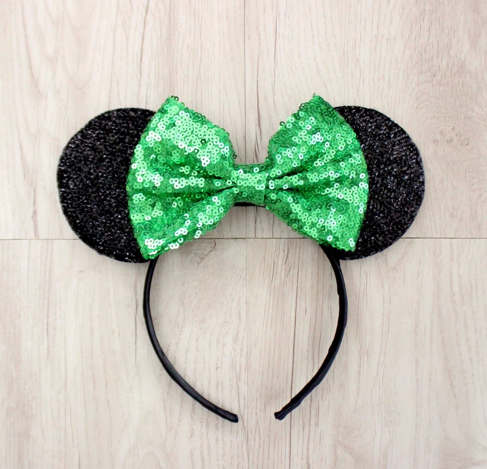 Розовое золото / красный / радуга / синий / серебро Минни-Маус уши обруч для волос ручной работы - Изображение 1 из 1