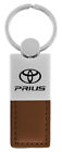 Toyota Prius Leather Key Ring (Brown)
