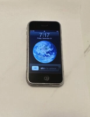 Apple iPhone 1st Generation - 8GB - Black (AT&T) A1203 (GSM) D8 - Image 1 of 4