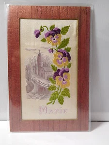 Carte postale brodée " Marie " - Foto 1 di 1