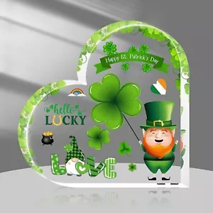 St Patricks Day Gifts & St Patricks Day Decor for Table, Office Desk, Shelf, Man - Picture 1 of 6