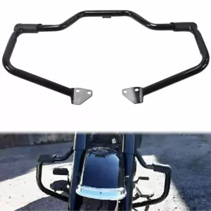 Black Mustache Engine Guard Crash Bar For Harley Switchback FLD 2012-2016 - Picture 1 of 10