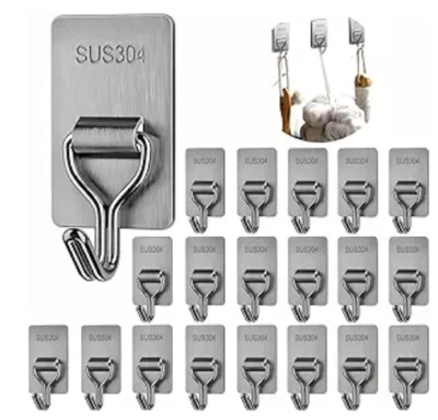 10/20 PCS  Multi-Purpose  Stainless Steel Hooks - Image 1 of 4