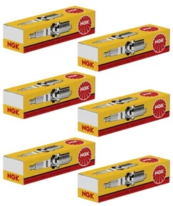 NGK Spark Plugs BPR6EFS-15 x 6 fits Commodore VP VR VS VT VX VY V6 L27 L36 LN3 - Picture 1 of 1