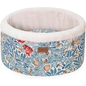 Cama redonda de lujo para gato perro pequeño antideslizante con estampado floral William Morris & Co - Imagen 1 de 7