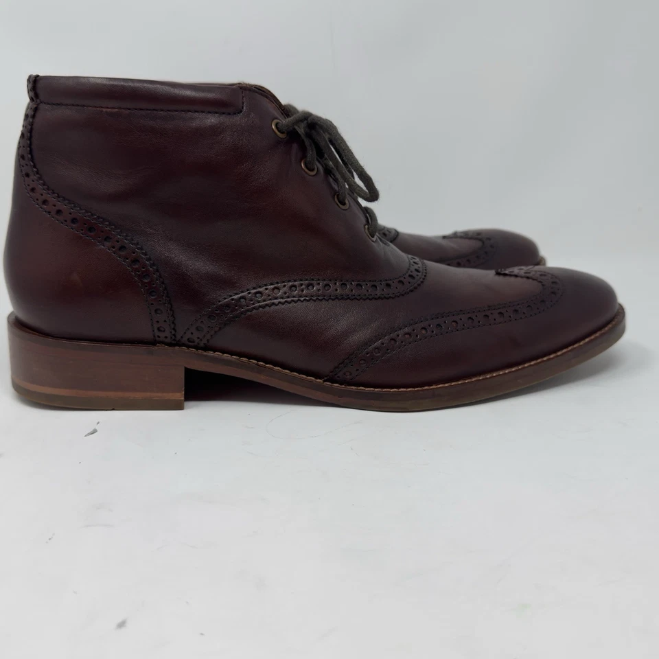 Cole Haan Liam Chukka II Wingtip  Leather Ankle Boots Brown Size 11m - Image 1 of 4
