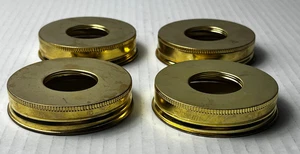 Lote de 4 quemadores de tarro a lámpara de masón # 2 collar reductor de tamaño - atornillado - Imagen 1 de 3