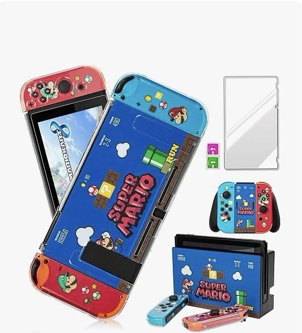 oqpa for Nintendo Switch Skin Super Mario Design M72 - Image 1 of 1