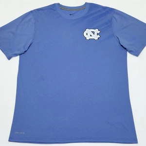 Nike Dri-Fit UNC North Carolina Tar Heels blue performance shirt Men's MEDIUM M - Picture 1 of 7