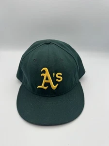 New Era Oakland A's Athletics Fitted 7 3/4 59Fifty On Field Cap Mütze Grün - Bild 1 von 11