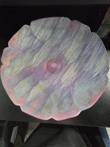 Vintage Rueven Art Glass Cake Stand - Picture 1 of 8