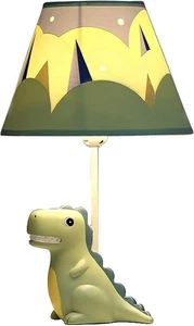 Kids Table Lamp, Dinosaur Lamp Design Bedside Green Tyrannosaurus - Picture 1 of 8