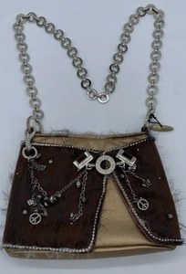 Borsa/borsa a mano marca Mary Frances con cinturino a catena da 16", stile boho - Foto 1 di 6
